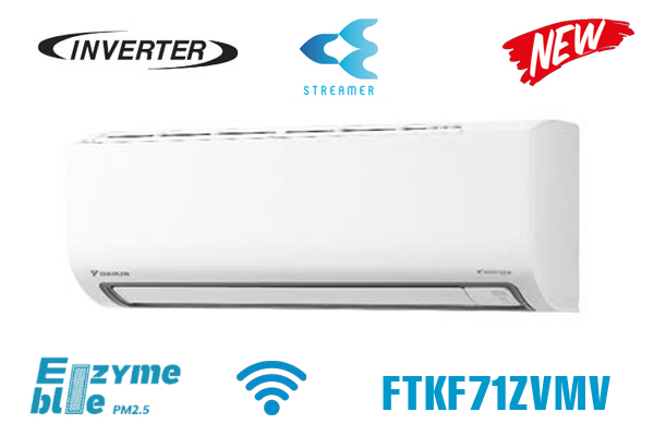 Điều hòa Daikin 1 chiều 24000 BTU inverter FTKF71ZVMV