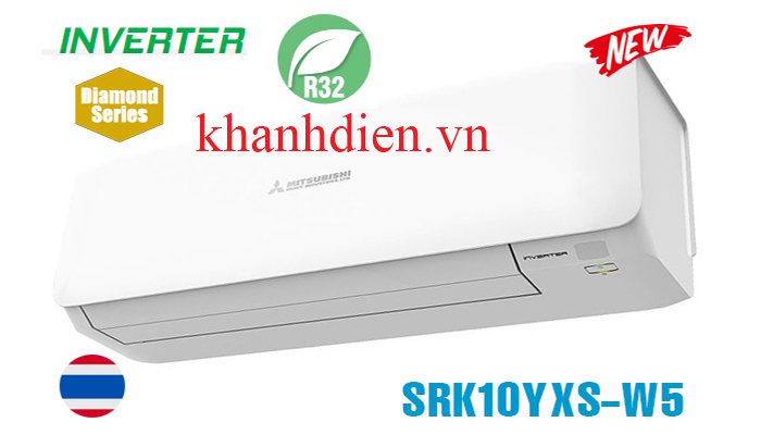 Điều hòa Mitsubishi Heavy inverter 9.000BTU 1 chiều SRK/SRC10YXS-W5