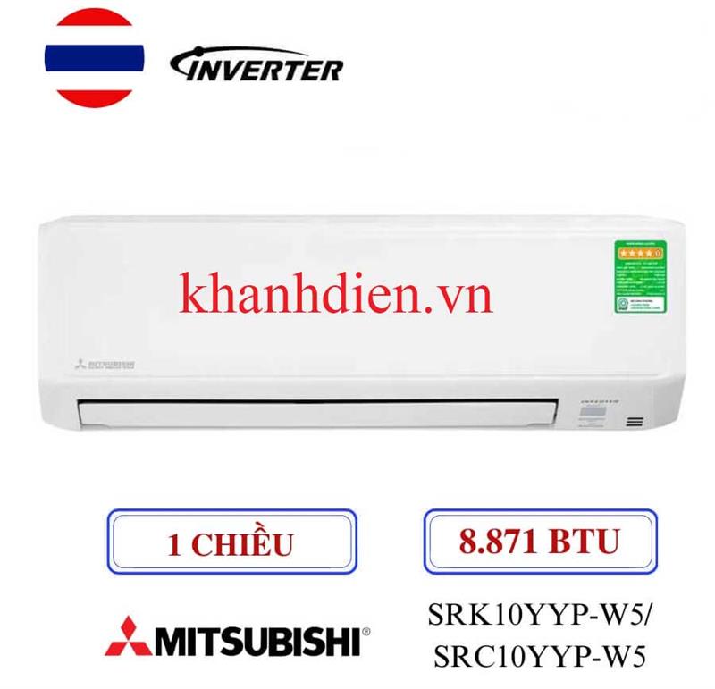 Điều hòa Mitsubishi Heavy 9.000BTU 1 chiều inverter SRK10YYP-W5