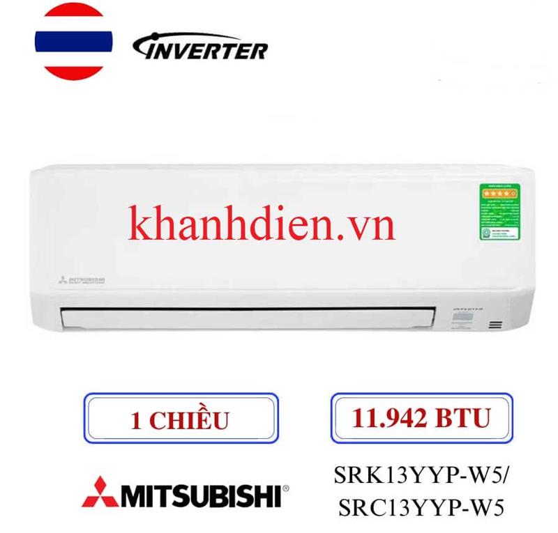 Điều hòa Mitsubishi Heavy 12.000Btu 1 chiều inverter SRK13YYP-W5