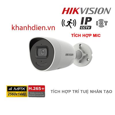 Camera IP hồng ngoại 4.0 Megapixel HIKVISION DS-2CD2046G2-IU/SL