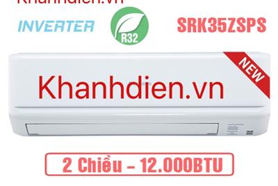 Điều hòa Mitsubishi Heavy 12.000BTU 2 chiều inverter SRK/SRC35ZSPS-W5