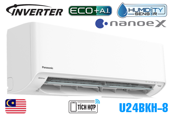 Điều hòa Panasonic 24000 BTU 1 chiều inverter U24BKH-8