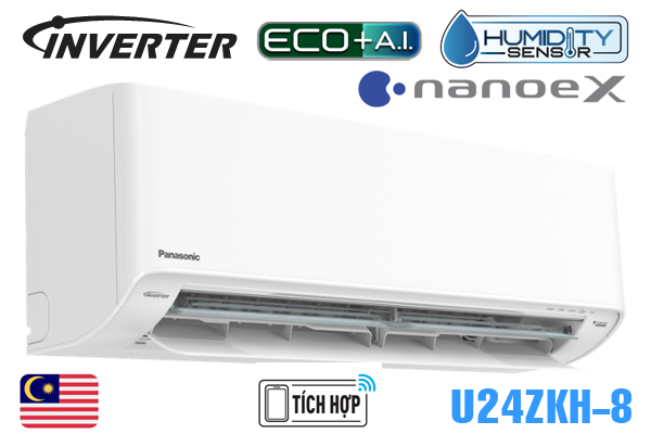 Điều hòa Panasonic 24000 BTU 1 chiều inverter CU/CS-U24ZKH-8