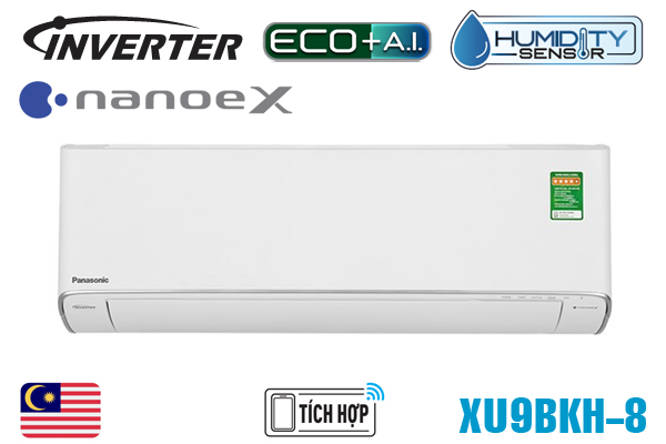 Điều hòa Panasonic 9000 BTU 1 chiều inverter cao cấp XU9BKH-8